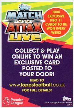 2016-17 Topps Match Attax Premier League - Live Code Cards #NNO Willian Back