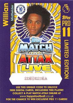2016-17 Topps Match Attax Premier League - Live Code Cards #NNO Willian Front