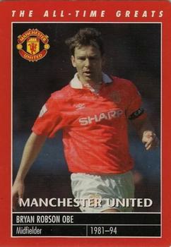 2001 Carlton Books Manchester United All-Time Greats #NNO Bryan Robson Front