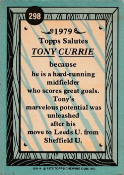 1979-80 Topps #298 Tony Currie Back