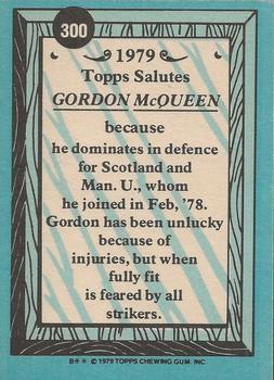 1979-80 Topps #300 Gordon McQueen Back