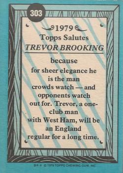 1979-80 Topps #303 Trevor Brooking Back