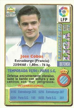 1996-97 Mundicromo Sport Las Fichas de La Liga - Ultima Hora II #61 Cobos Back