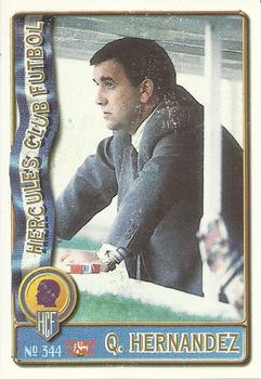 1996-97 Mundicromo Sport Las Fichas de La Liga - Ultima Hora II #344 Q. Hernandez Front