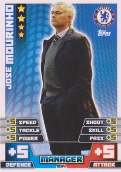 2014-15 Topps Match Attax Premier League Extra - Managers #MN4 Jose Mourinho Front