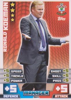 2014-15 Topps Match Attax Premier League Extra - Managers #MN14 Ronald Koeman Front