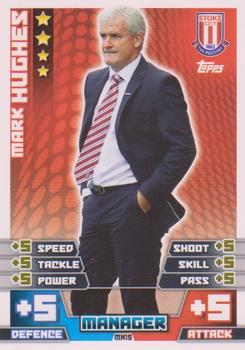 2014-15 Topps Match Attax Premier League Extra - Managers #MN15 Mark Hughes Front
