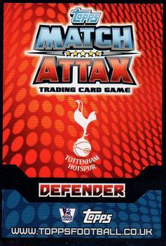 2014-15 Topps Match Attax Premier League Extra - Duo Cards #D18 Jan Vertonghen / Kyle Walker Back