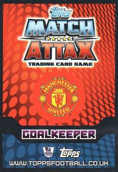 2014-15 Topps Match Attax Premier League Extra - Man of the Match #M21 David De Gea Back