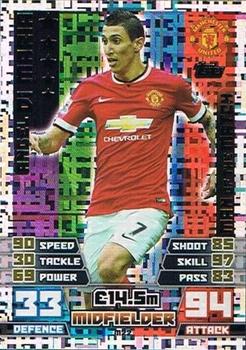 2014-15 Topps Match Attax Premier League Extra - Man of the Match #M22 Angel Di Maria Front