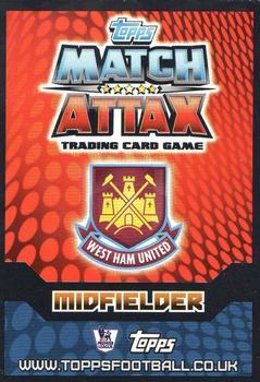 2014-15 Topps Match Attax Premier League Extra - Man of the Match #M39 Alex Song Back