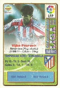 1996-97 Mundicromo Sport Las Fichas de La Liga - Ultima Hora III #7 Paunivic Back