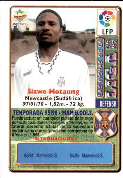 1996-97 Mundicromo Sport Las Fichas de La Liga - Ultima Hora III #83 Moutang Back
