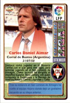 1996-97 Mundicromo Sport Las Fichas de La Liga - Ultima Hora III #362 Aimar Back