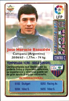 1996-97 Mundicromo Sport Las Fichas de La Liga - Ultima Hora III #385 Basualdo Back
