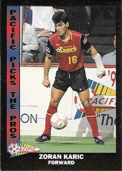 1993 Pacific NPSL - Pacific Picks the Pros #4 Zoran Karic Front