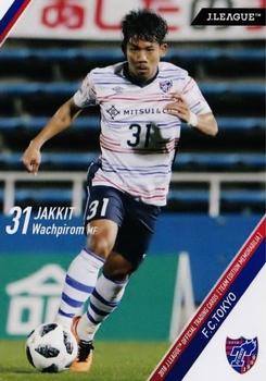 2018 J. League Official Trading Cards Team Edition Memorabilia F.C. Tokyo #27 Jakkit Wachpirom Front