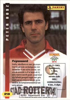 1994 Panini Voetbal Cards #23 Peter Bosz Back