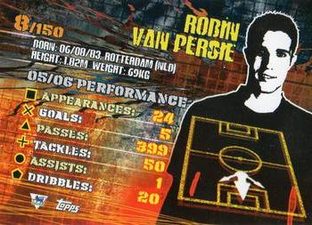 2007 Topps Premier Gold #8 Robin van Persie Back