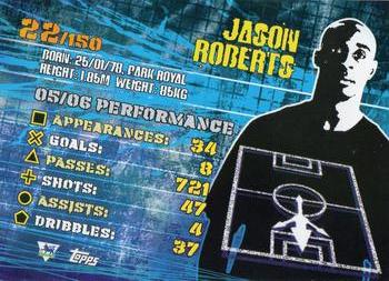 2007 Topps Premier Gold #22 Jason Roberts Back