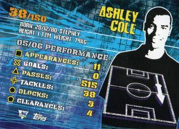 2007 Topps Premier Gold #38 Ashley Cole Back