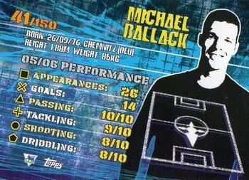 2007 Topps Premier Gold #41 Michael Ballack Back
