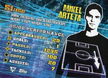 2007 Topps Premier Gold #51 Mikel Arteta Back