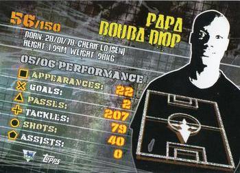 2007 Topps Premier Gold #56 Papa Bouba Diop Back