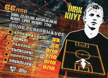 2007 Topps Premier Gold #66 Dirk Kuyt Back