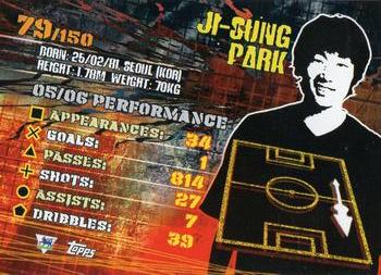 2007 Topps Premier Gold #79 Ji-Sung Park Back