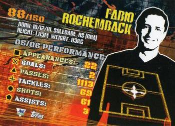 2007 Topps Premier Gold #88 Fabio Rochemback Back