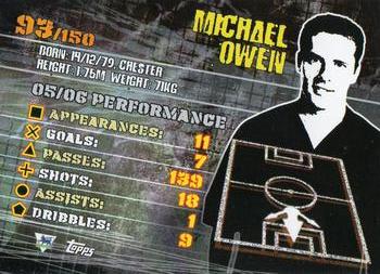 2007 Topps Premier Gold #93 Michael Owen Back