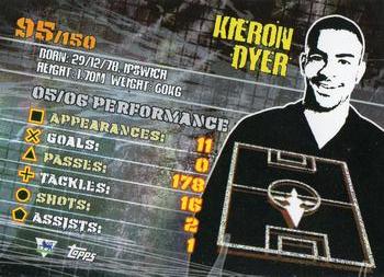 2007 Topps Premier Gold #95 Kieron Dyer Back