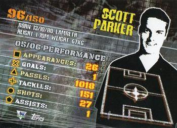 2007 Topps Premier Gold #96 Scott Parker Back