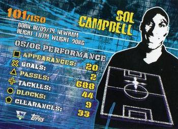 2007 Topps Premier Gold #101 Sol Campbell Back