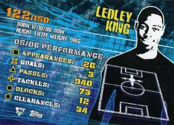 2007 Topps Premier Gold #122 Ledley King Back