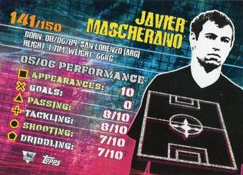 2007 Topps Premier Gold #141 Javier Mascherano Back