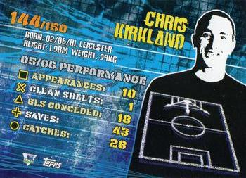 2007 Topps Premier Gold #144 Chris Kirkland Back