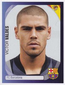 2007-08 Panini UEFA Champions League Stickers #44 Victor Valdes Front