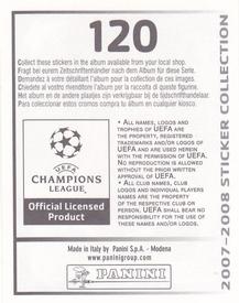2007-08 Panini UEFA Champions League Stickers #120 Paul Hartley Back