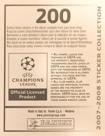 2007-08 Panini UEFA Champions League Stickers #200 Jamie Carragher Back