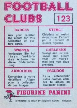 1975-76 Panini Football Clubs Stickers #123 Map of Greece Back