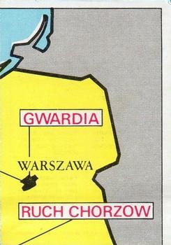 1975-76 Panini Football Clubs Stickers #228 Map of Poland Front