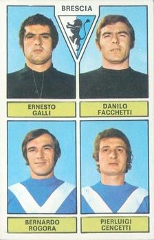 1971-72 Panini Calciatori #377 Ernesto Galli / Danilo Facchetti / Bernardo Rogora / Pierluigi Cencetti Front