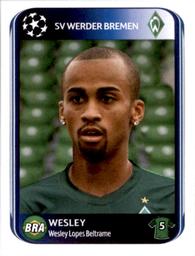 2010-11 Panini Champions League Stickers #33 Wesley Front