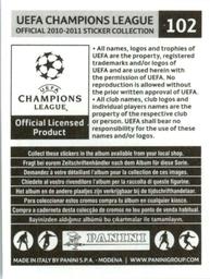 2010-11 Panini UEFA Champions League Stickers #102 Airton Back