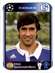 2010-11 Panini UEFA Champions League Stickers #121 Raul Front