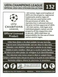 2010-11 Panini UEFA Champions League Stickers #132 Avihay Yadin Back