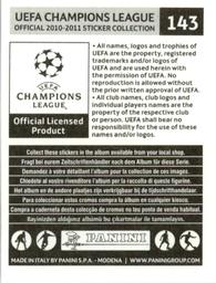 2010-11 Panini UEFA Champions League Stickers #143 Gary Neville Back