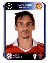 2010-11 Panini UEFA Champions League Stickers #143 Gary Neville Front
